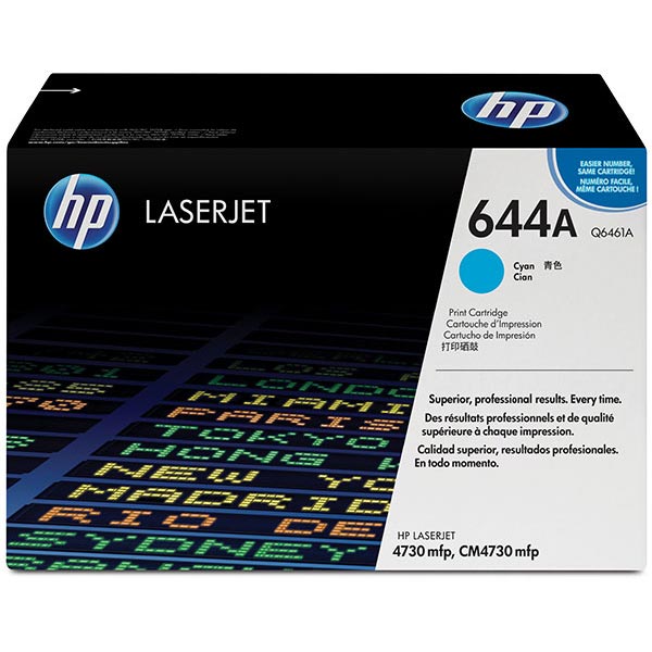 HP Q6461A (HP 644A) Cyan OEM Toner Cartridge