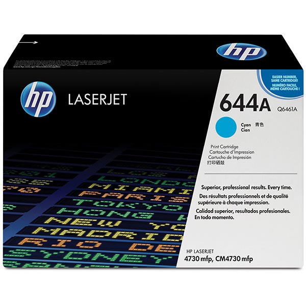 HP Q6461A (HP 644A) Cyan OEM Toner Cartridge