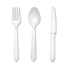 SKILCRAFT Type III Premium Plastic Flatware