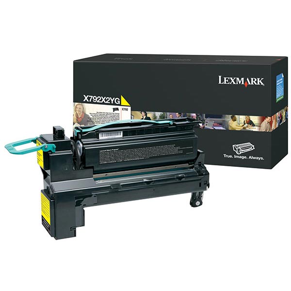 Lexmark X792X2YG Yellow OEM Extra High Yield Toner