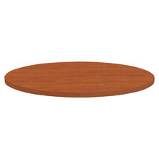Lorell Hospitality Table Cherry Round Tabletop