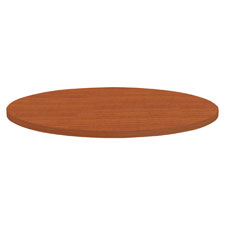 Lorell Hospitality Table Cherry Round Tabletop