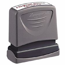 Xstamper VX Pre-Inked Message Stamp