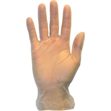 Safety Zone Powder Free Clear Vinyl Gloves