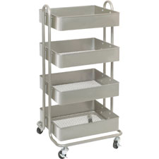 Lorell Storage Basket Cart