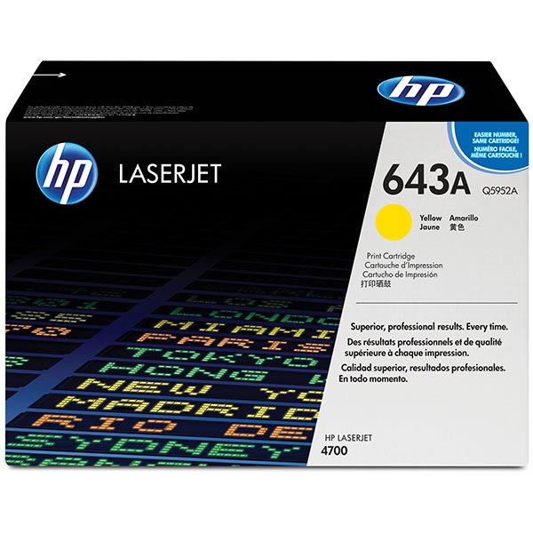 HP Q5952A (HP 643A) Yellow OEM Toner Cartridge