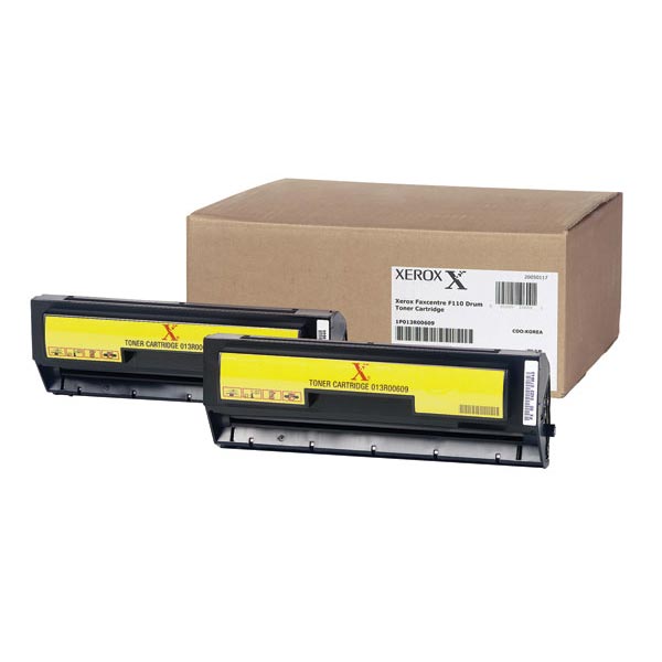 Xerox 013R00609 Black OEM Toner Cartridges (2 pk)