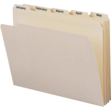 Smead Monthly Indexed Manila File Folder Set