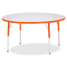 Jonti-Craft Adult Ht. Prism Color Edge Round Table