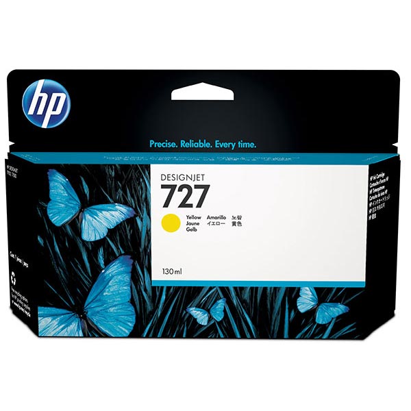 HP B3P21A (HP 727) Yellow OEM Ink Cartridge