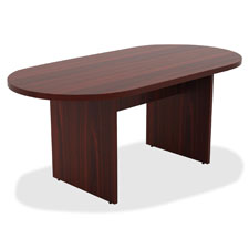 Lorell Chateau Srs Mahogany Oval Conf. Table