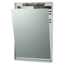 Officemate Privacy Cover Aluminum Clipboard