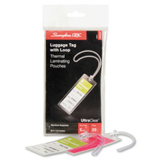 GBC Luggage Tag Loop Thermal Laminating Pouches