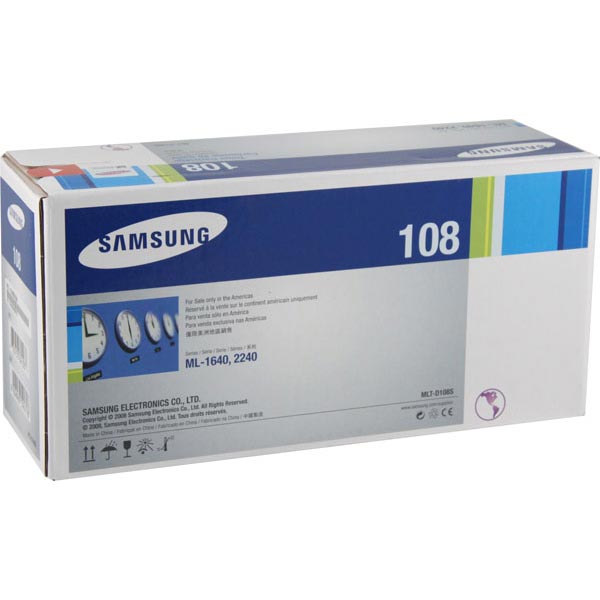 Samsung MLT-D108S Black OEM Toner Cartridge