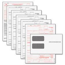 Tops 5-part IRS 1099 Misc Laser Forms Tax Kit
