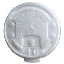 Solo Cup Plastic Lift/Lock Tab Hot Cup Lids