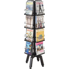 Safco Onyx Mesh Rotating Magazine Stand