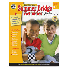 Carson Gr 3-4 Summer Bridge Activities Workbook