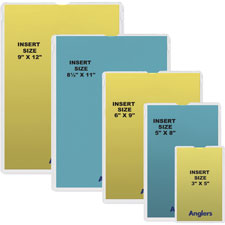 ANGLER'S Heavy Crystal Clear Poly Envelopes