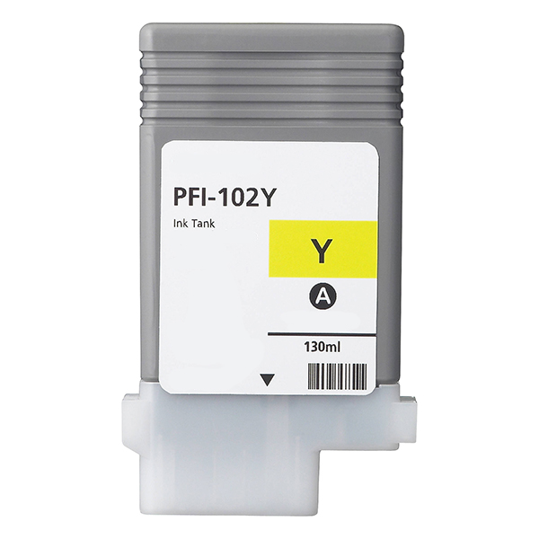 Premium Quality Yellow Inkjet Cartridge compatible with Canon 0898B001 (PFI-102Y)