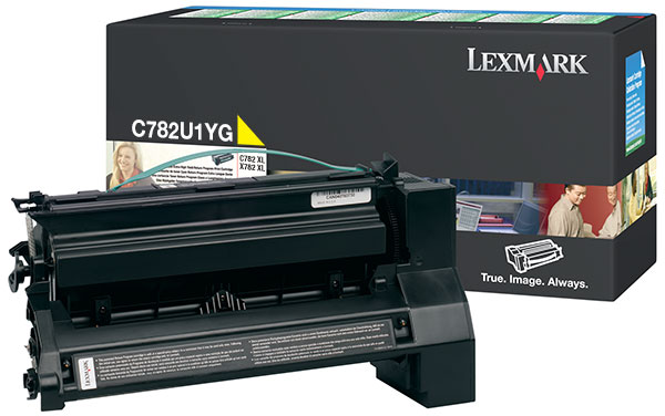 Lexmark C782U4YG Yellow OEM Toner Cartridge