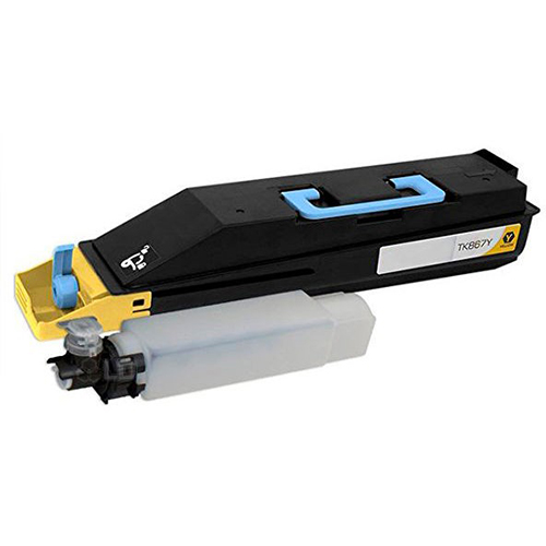 Premium Quality Yellow Toner Cartridge compatible with Kyocera Mita 1T02JZAUS0 (TK-867Y)