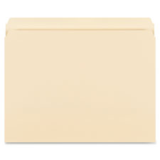 Bus. Source Str-cut 1-ply Tab Heavywt File Folders