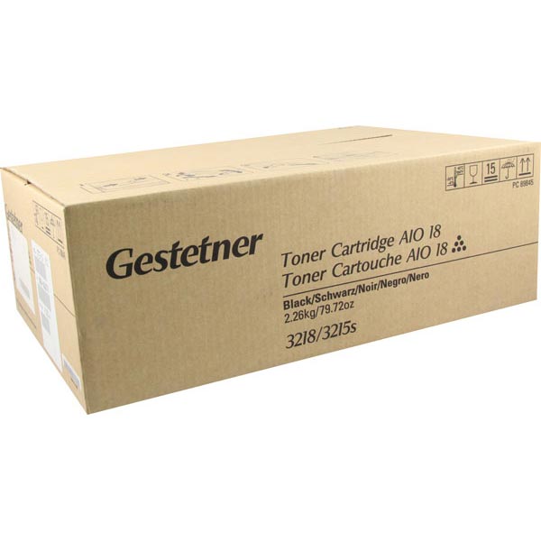 Gestetner 89845 (Type AIO-18) Black OEM Toner Cartridge