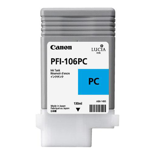 Canon 6625B001AA (PFI-106PC) Photo Cyan OEM Inkjet Cartridge