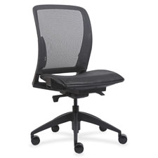 Lorell Mesh Seat/Back Mid-Back Chair