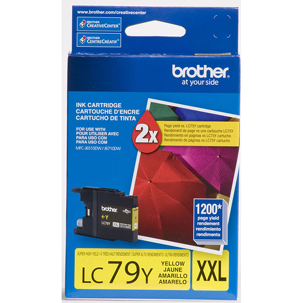 Brother LC-79Y Yellow OEM Inkjet Cartridge