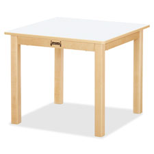 Jonti-Craft White Top Square Multipurpose Table