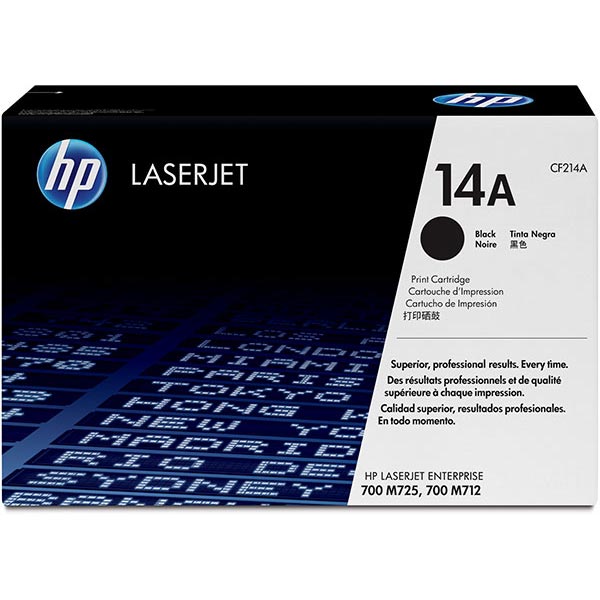 HP CF214A (HP 14A) Black OEM Toner Cartridge