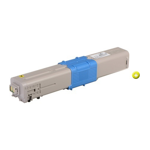 Premium Quality Yellow Toner Cartridge compatible with Okidata 46508701