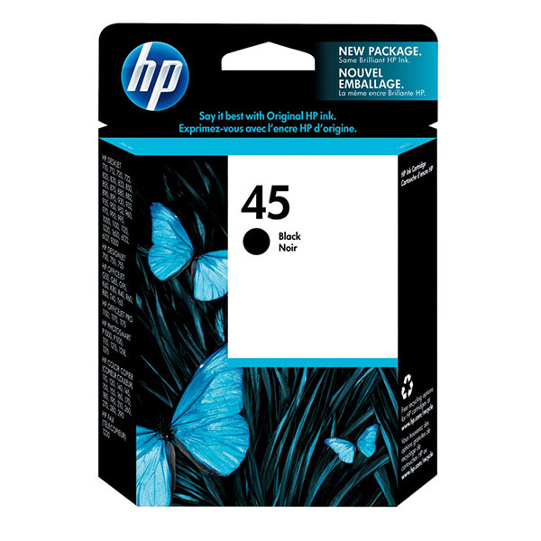 HP 51645A (HP 45) Black OEM Inkjet Cartridge