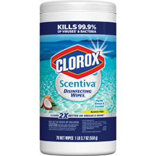 Clorox Scentiva Pacific/Coconut Disinfecting Wipes