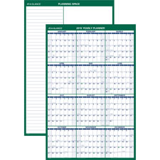 At-A-Glance Yearly Vertical Erasable Wall Planner