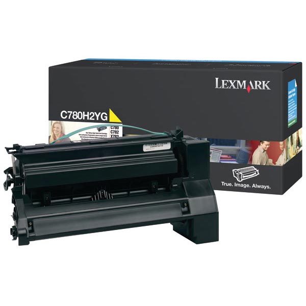 Lexmark C780H2YG Yellow OEM Print Cartridge