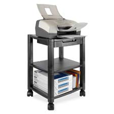 Kantek Three-shelf Mobile Printer/Fax Stand