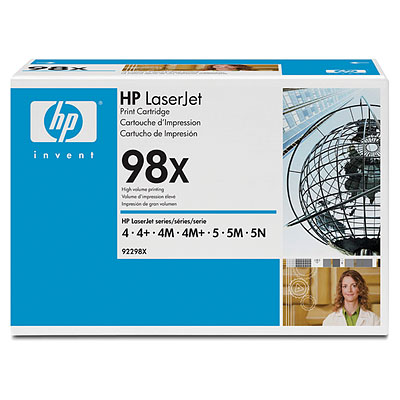 HP 92298X (HP 98X) Black OEM Toner Cartridge