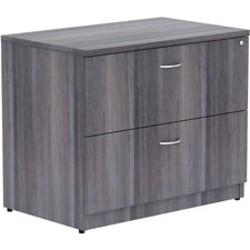 Lorell Essentials Weathered Charcoal Lateral File