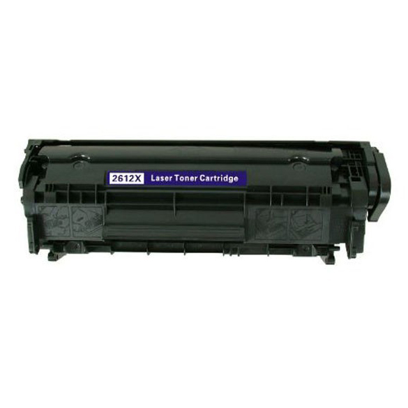 Premium Quality Black Toner Cartridge compatible with HP Q2612X (HP 12X)