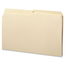 Bus. Source 1/2-cut Tab Legal Manila File Folders