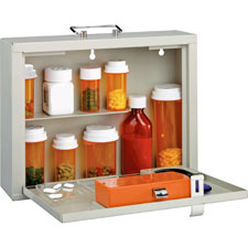 MMF Industries Premium Steel Medication Case