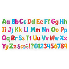 Trend Colorful Patterns 4-inch Ready Letters