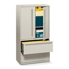 HON 700 Srs 2-drawer Putty Storage Lateral File