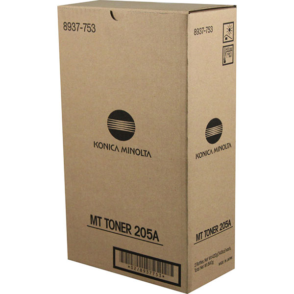 Konica Minolta 8937-753 (Type 205A) Black OEM Toner Cartridge