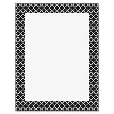 Trend Moroccan Black Design Border Terrific Papers