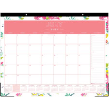 Blue Sky Peyton Floral Academic Desk Calendar