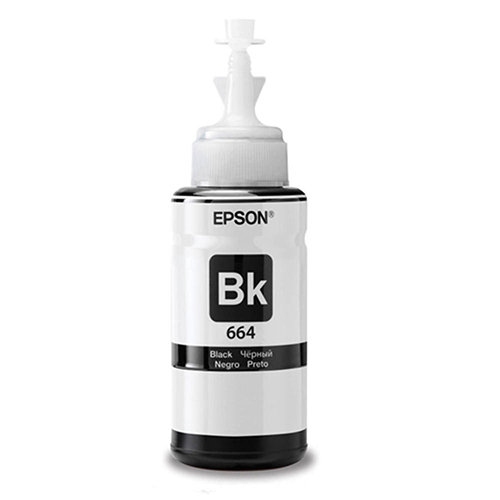 Premium Quality Black Ecotank Ink Bottle compatible with Epson T664120 (Epson 664)